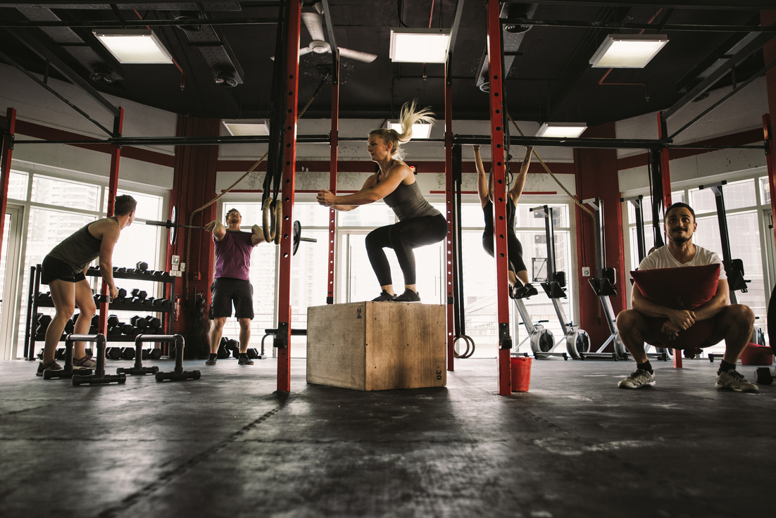 Functional Training Class Working Out